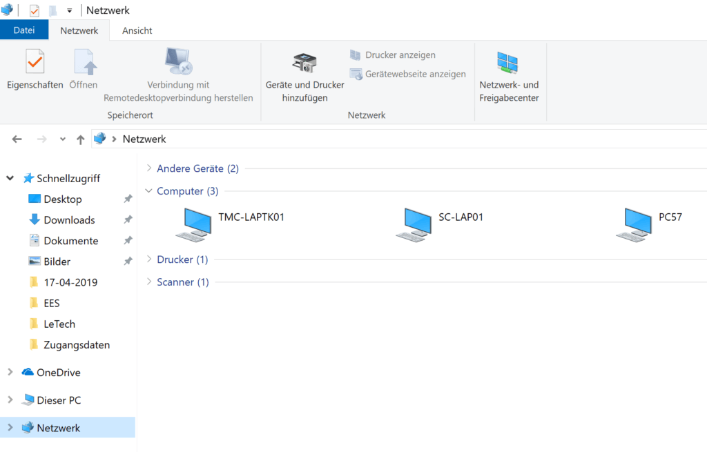 Windows 10 Explorer zeigt keine an Thomas knoefel