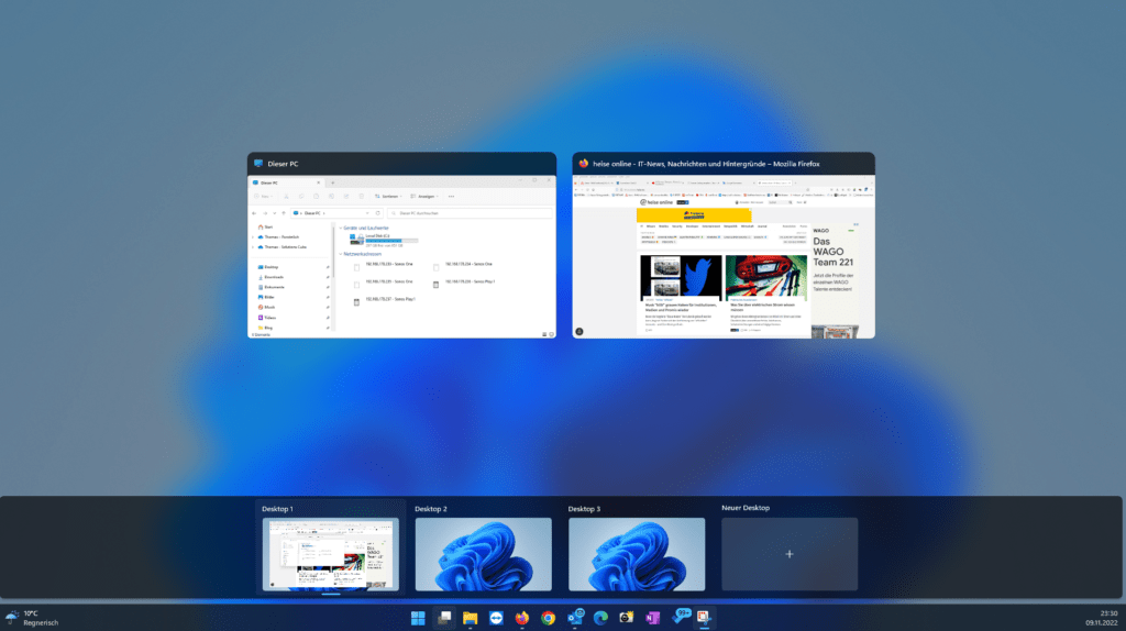 virtuelle Desktops unter Windows 11
